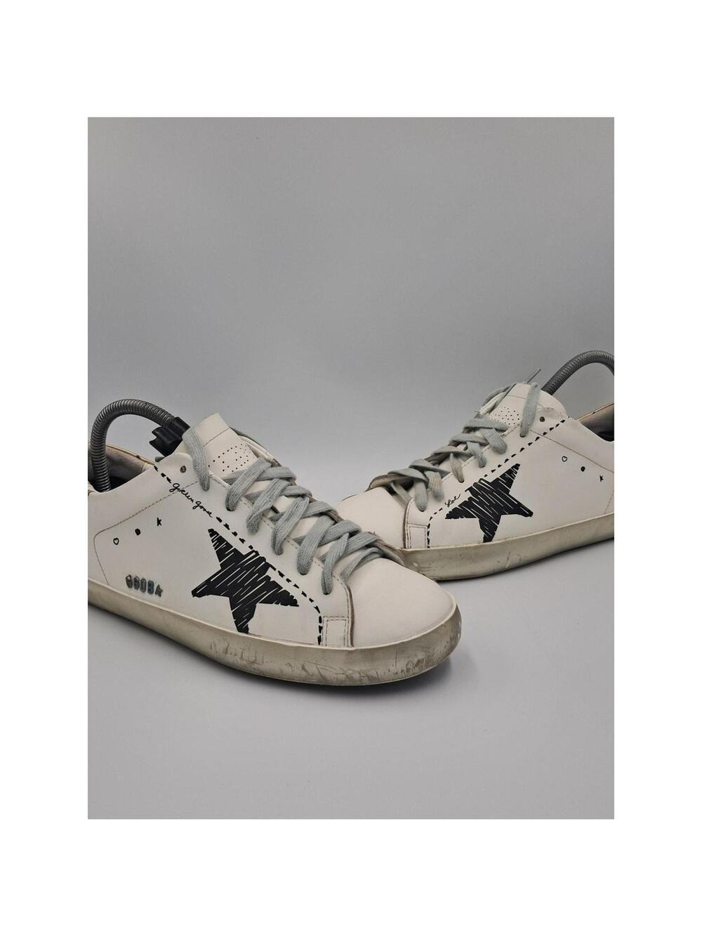 Size 40EU - Golden Goose Women's Supertstar White Gold
